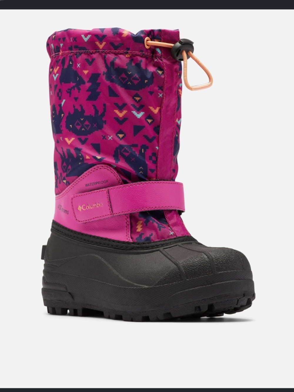 Columbia Purple and Pink Kids Winter Boots size 4 Baby